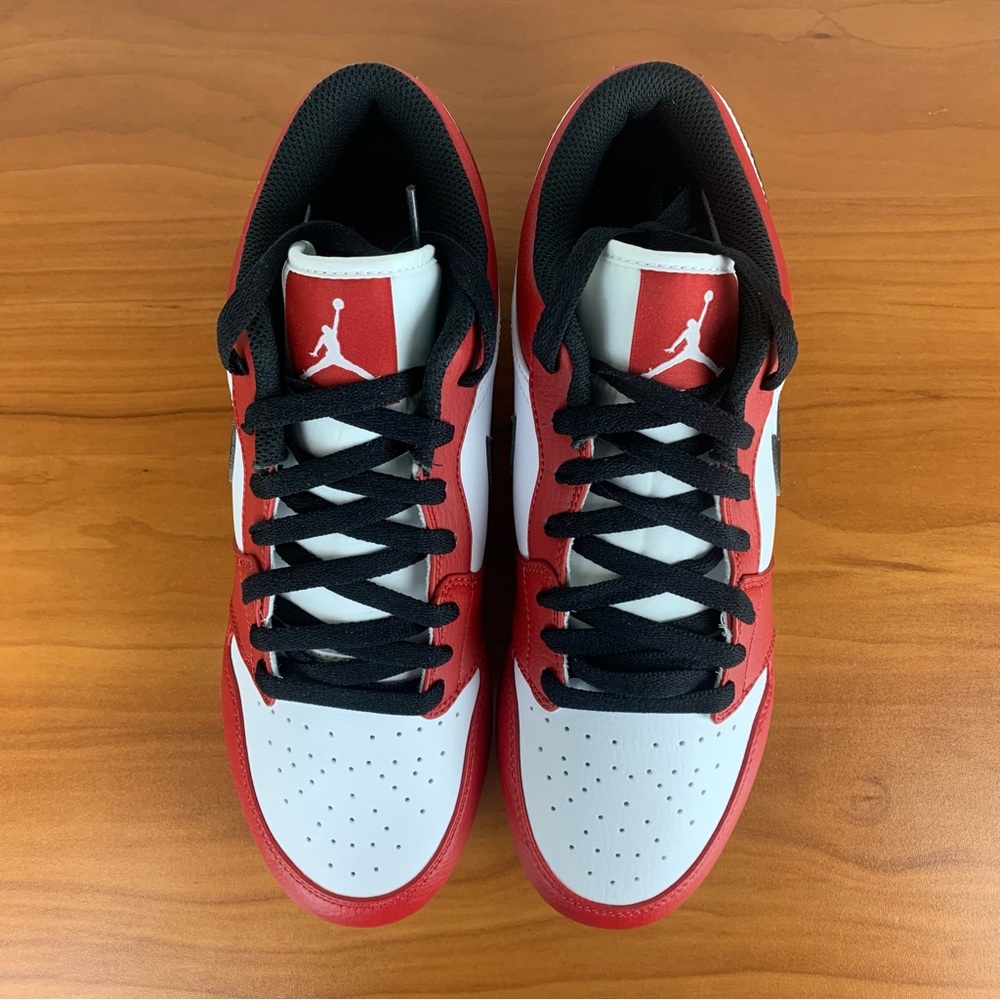 Nike Air Jordan 1 Low TD “Chicago” Football Cleats - Picture 4 of 12